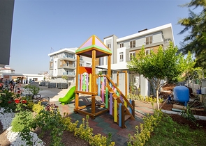 شقق 3 + 1 واسعة في مجمع في منطقة كيبيز أنطاليا