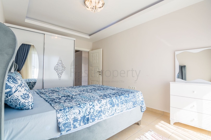 اطلالة بحر - سعر مميز - شقة مفروشة من تصميم غرفة وصالة في كارجي جاك / الانيا 