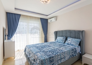 اطلالة بحر - سعر مميز - شقة مفروشة من تصميم غرفة وصالة في كارجي جاك / الانيا 