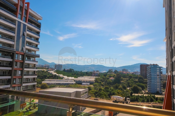 شقة غرفة نوم وصالة ضمن مجمع سكني فاخر في مهموتلار / الانيا 