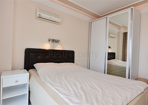 اطلالة بحر - شقة غرفتين وصالة مفروشة ضمن مجمع فاخر في الانيا  