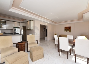 اطلالة بحر - شقة غرفتين وصالة مفروشة ضمن مجمع فاخر في الانيا  