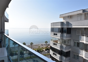 اطلالة بحر - شقة غرفتين  وصالة ضمن مجمع سكني حديث اول صف على البحر - الانيا 