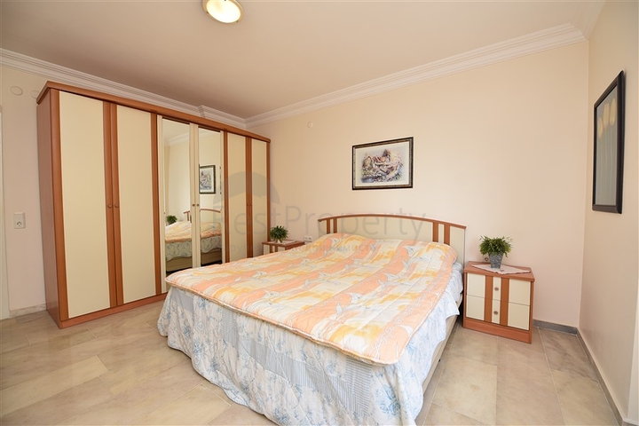 اطلالة بحر مباشرة - شقة غرفتين وصالة في مهموتلار / الانيا 