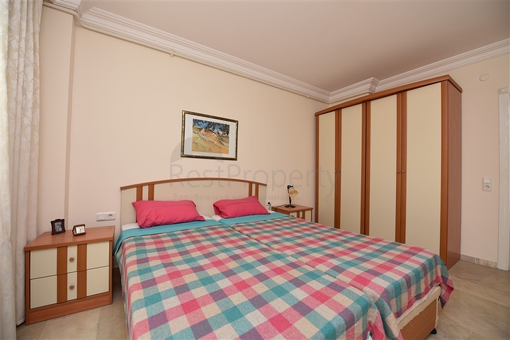 اطلالة بحر مباشرة - شقة غرفتين وصالة في مهموتلار / الانيا 