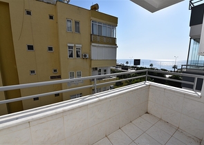 اطلالة بحر مباشرة - شقة غرفتين وصالة في مهموتلار / الانيا 