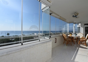 اطلالة بحر مباشرة - شقة غرفتين وصالة في مهموتلار / الانيا 