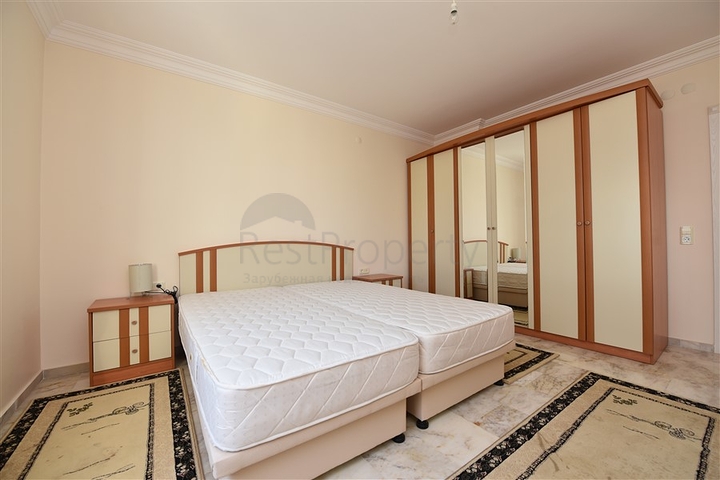 اطلالة بحر - مطبخ منفصل - شقة 2 غرفة وصالة في مهوتلار / الانيا 