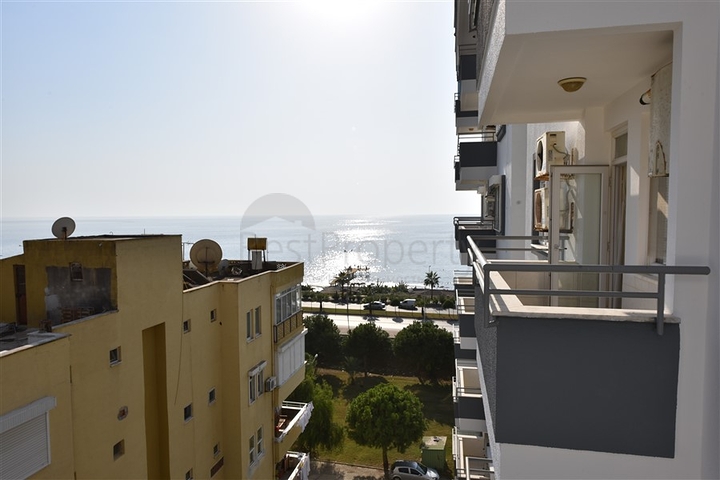 اطلالة بحر - مطبخ منفصل - شقة 2 غرفة وصالة في مهوتلار / الانيا 