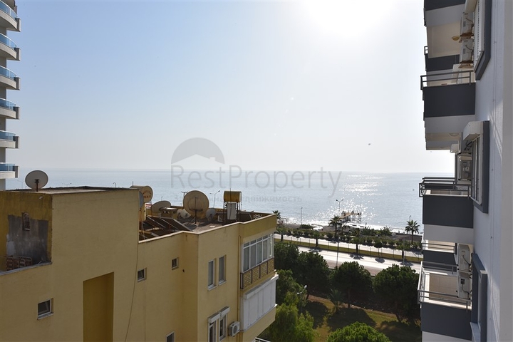 اطلالة بحر - مطبخ منفصل - شقة 2 غرفة وصالة في مهوتلار / الانيا 