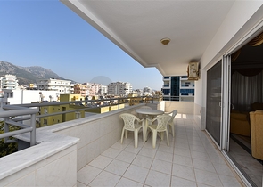 اطلالة بحر - مطبخ منفصل - شقة 2 غرفة وصالة في مهوتلار / الانيا 