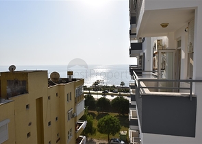 اطلالة بحر - مطبخ منفصل - شقة 2 غرفة وصالة في مهوتلار / الانيا 