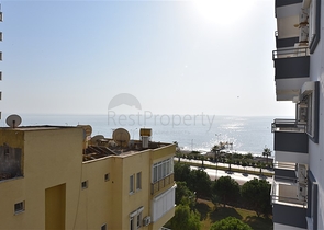 اطلالة بحر - مطبخ منفصل - شقة 2 غرفة وصالة في مهوتلار / الانيا 