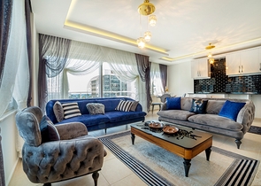 سعر مناسب - اطلالة بحر - شقة غرفة وصالة في منطقة كاستل / الانيا 