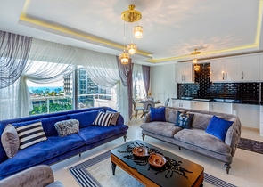 سعر مناسب - اطلالة بحر - شقة غرفة وصالة في منطقة كاستل / الانيا 