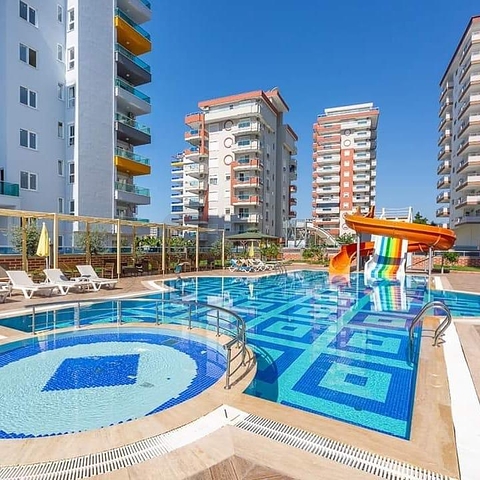 منزل احلامكم .. شقة 1 غرفة وصالة - مفروشة - ضمن مجمع سكني في مهموتلار / الانيا 