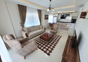 منزل احلامكم .. شقة 1 غرفة وصالة - مفروشة - ضمن مجمع سكني في مهموتلار / الانيا 