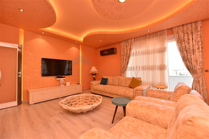 تصميم مميز - شقة عائلية واسعة - 3 غرف وصالة - مهموتلار / الانيا 