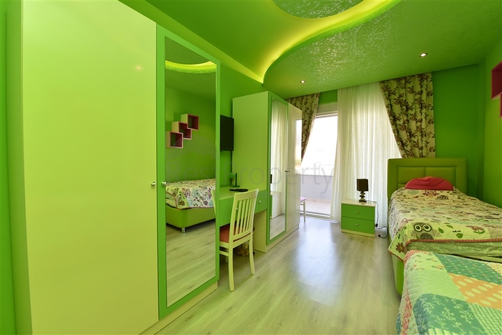 تصميم مميز - شقة عائلية واسعة - 3 غرف وصالة - مهموتلار / الانيا 