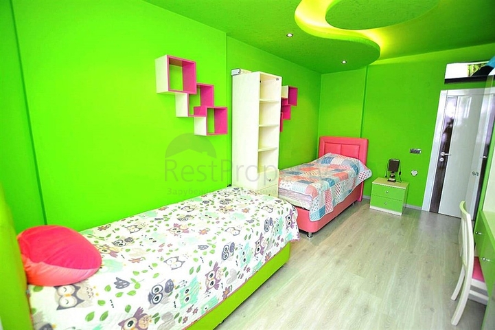 تصميم مميز - شقة عائلية واسعة - 3 غرف وصالة - مهموتلار / الانيا 