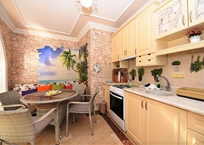 شقة عائلية - غرفتين وصالة - ضمن مجمع سكني في مهموتلار / الانيا 