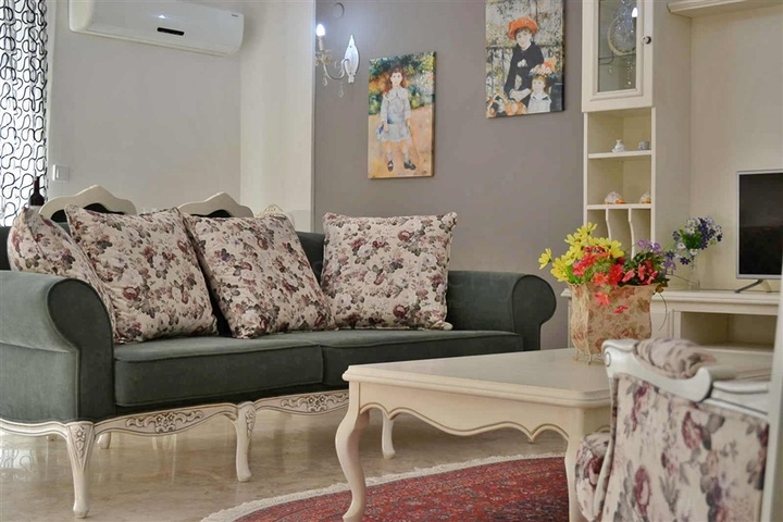 شقة عائلية واسعة - مفروشة - تصميم 2 غرفة وصالة في مهموتلار / الانيا 