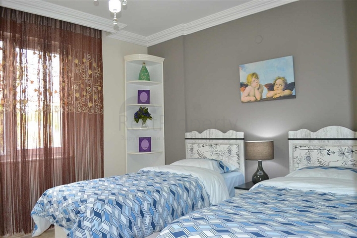 شقة عائلية واسعة - مفروشة - تصميم 2 غرفة وصالة في مهموتلار / الانيا 