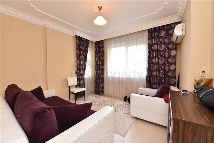 50 متر الى البحر - شقة 2 غرفة وصالة - مفروشة - في مهموتلار / الانيا 