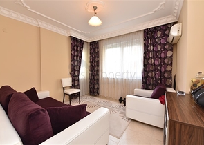 50 متر الى البحر - شقة 2 غرفة وصالة - مفروشة - في مهموتلار / الانيا 