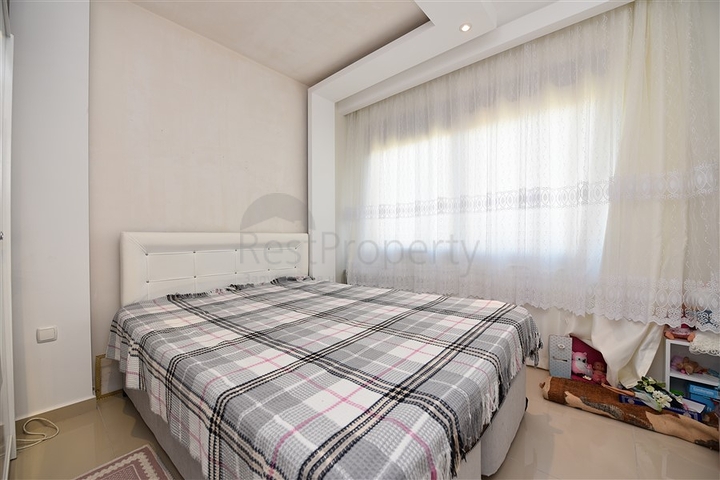 شقة مفروشة - 1 غرفة نوم وصالة - ضمن مجمع سكني يضم كافة الخدمات - مهموتلار / الانيا 