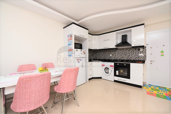 شقة مفروشة - 1 غرفة نوم وصالة - ضمن مجمع سكني يضم كافة الخدمات - مهموتلار / الانيا 