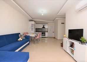 شقة مفروشة - 1 غرفة نوم وصالة - ضمن مجمع سكني يضم كافة الخدمات - مهموتلار / الانيا 