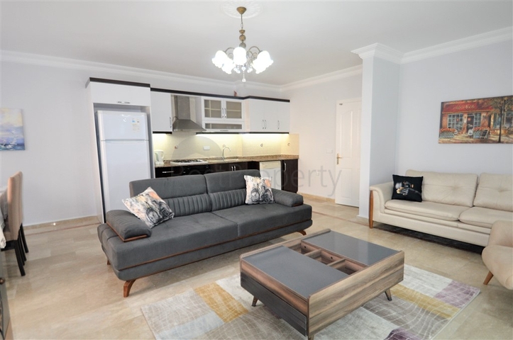 سعر مناسب - شقة مفروشة - 2 غرفة وصالة - في منطقة اوبا / الانيا 