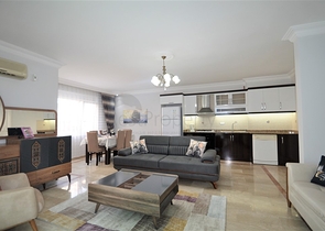 سعر مناسب - شقة مفروشة - 2 غرفة وصالة - في منطقة اوبا / الانيا 