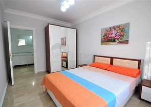 سعر مناسب - شقة مفروشة - 2 غرفة وصالة - في منطقة اوبا / الانيا 