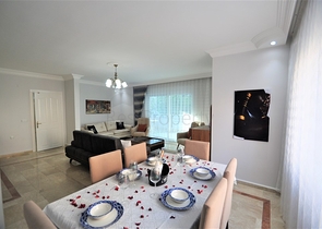 سعر مناسب - شقة مفروشة - 2 غرفة وصالة - في منطقة اوبا / الانيا 