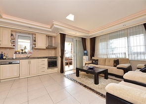 اطلالة بحر مباشرة - سعر مميز - شقة 2 غرفة وصالة في مهموتلار / الانيا 