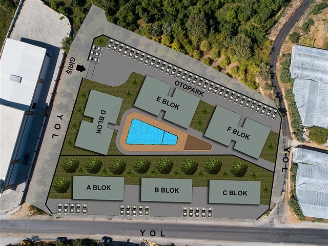للمستثمرين -  بالاقساط - مشروع سكني قيد الانشاء في منطقة اوبا / الانيا 