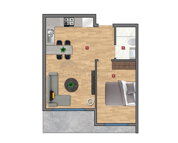 للمستثمرين -  بالاقساط - مشروع سكني قيد الانشاء في منطقة اوبا / الانيا 