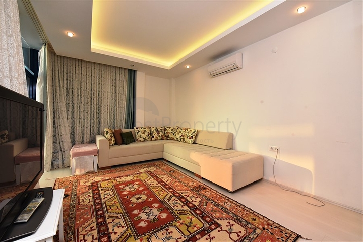 شقة عائلية - 3 غرف وصالة - مفروشة - ضمن منطقة جيكجلي الراقية في الانيا 