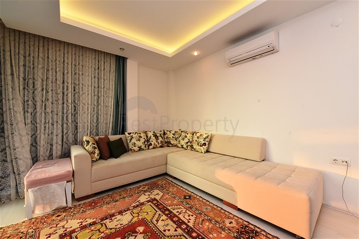 شقة عائلية - 3 غرف وصالة - مفروشة - ضمن منطقة جيكجلي الراقية في الانيا 