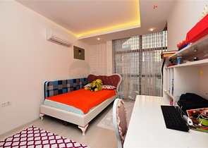 شقة عائلية - 3 غرف وصالة - مفروشة - ضمن منطقة جيكجلي الراقية في الانيا 