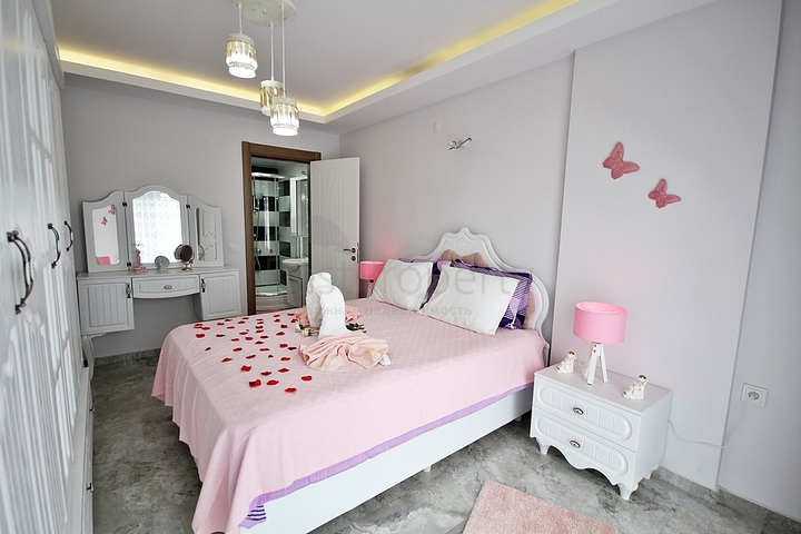 تصميم فاخر - شقة 2 غرفة وصالة في منطقة مهموتلار / الانيا  تصميم فاخر - شقة 2 غرفة وصالة في منطقة مهموتلار / الانيا