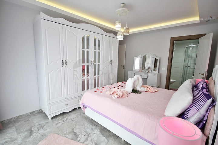 تصميم فاخر - شقة 2 غرفة وصالة في منطقة مهموتلار / الانيا  تصميم فاخر - شقة 2 غرفة وصالة في منطقة مهموتلار / الانيا