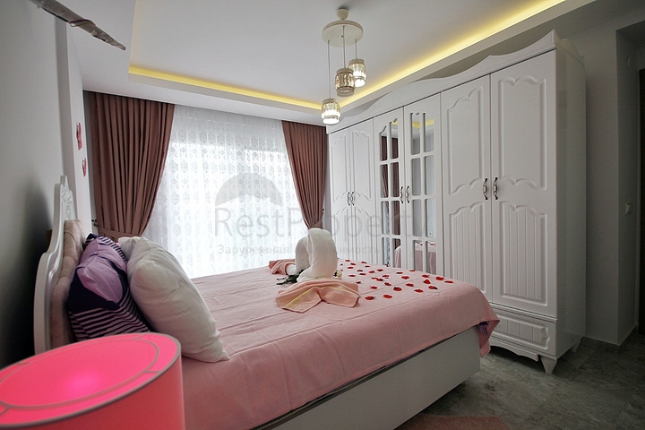 تصميم فاخر - شقة 2 غرفة وصالة في منطقة مهموتلار / الانيا  تصميم فاخر - شقة 2 غرفة وصالة في منطقة مهموتلار / الانيا