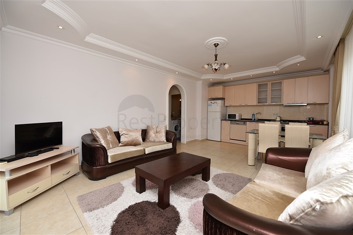 منطقة سكنية راقية - شقة 1 غرفة وصالة مفروشة - في جيكجلي / الانيا 