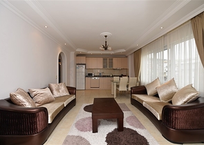 منطقة سكنية راقية - شقة 1 غرفة وصالة مفروشة - في جيكجلي / الانيا 