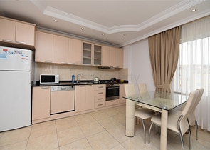 منطقة سكنية راقية - شقة 1 غرفة وصالة مفروشة - في جيكجلي / الانيا 