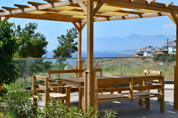 اطلالة بحر - مجمع سكني حديث فاخر - شقة 2 غرفة وصالة - في كارجي جاك / الانيا 