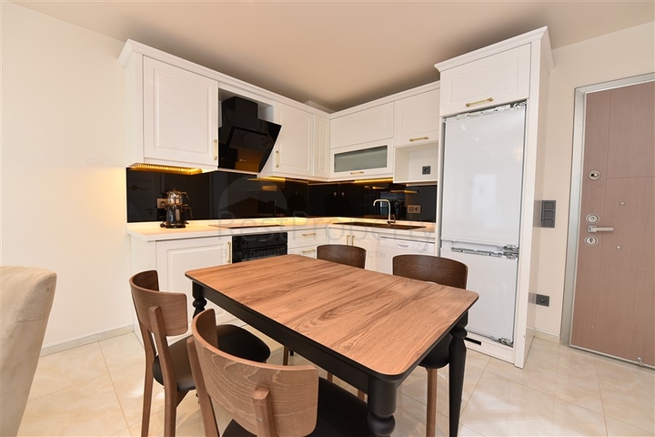 اطلالة بحر - فرش فاخر - مجمع حديث - شقة غرفة وصالة في مهموتلار / الانيا 